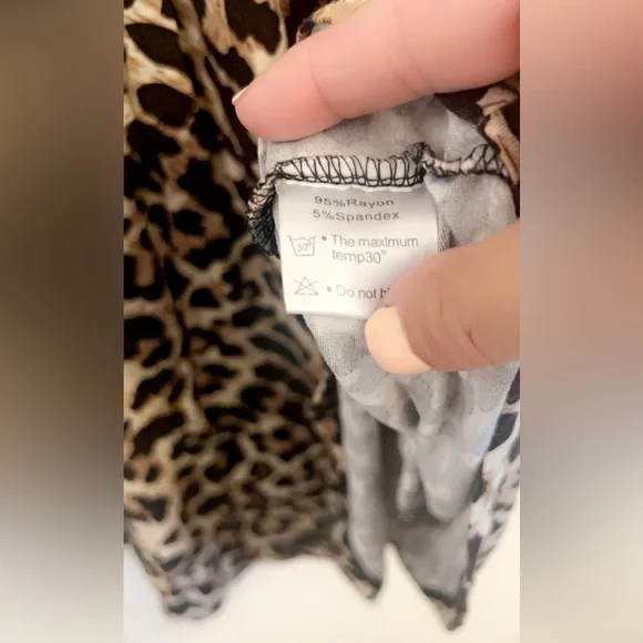 LONGYUAN SMALL Leopard DRESS - Picture 9 of 9